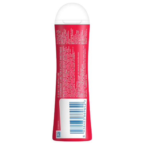 Buy Durex Lube Strawberry Flavoured Lubricant Gel for Men & Women Online