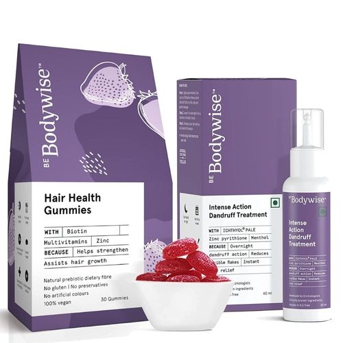 Be Bodywise Biotin Hair Gummies And Dandruff Removal Lotion: Buy Be  Bodywise Biotin Hair Gummies And Dandruff Removal Lotion Online at Best  Price in India | Nykaa