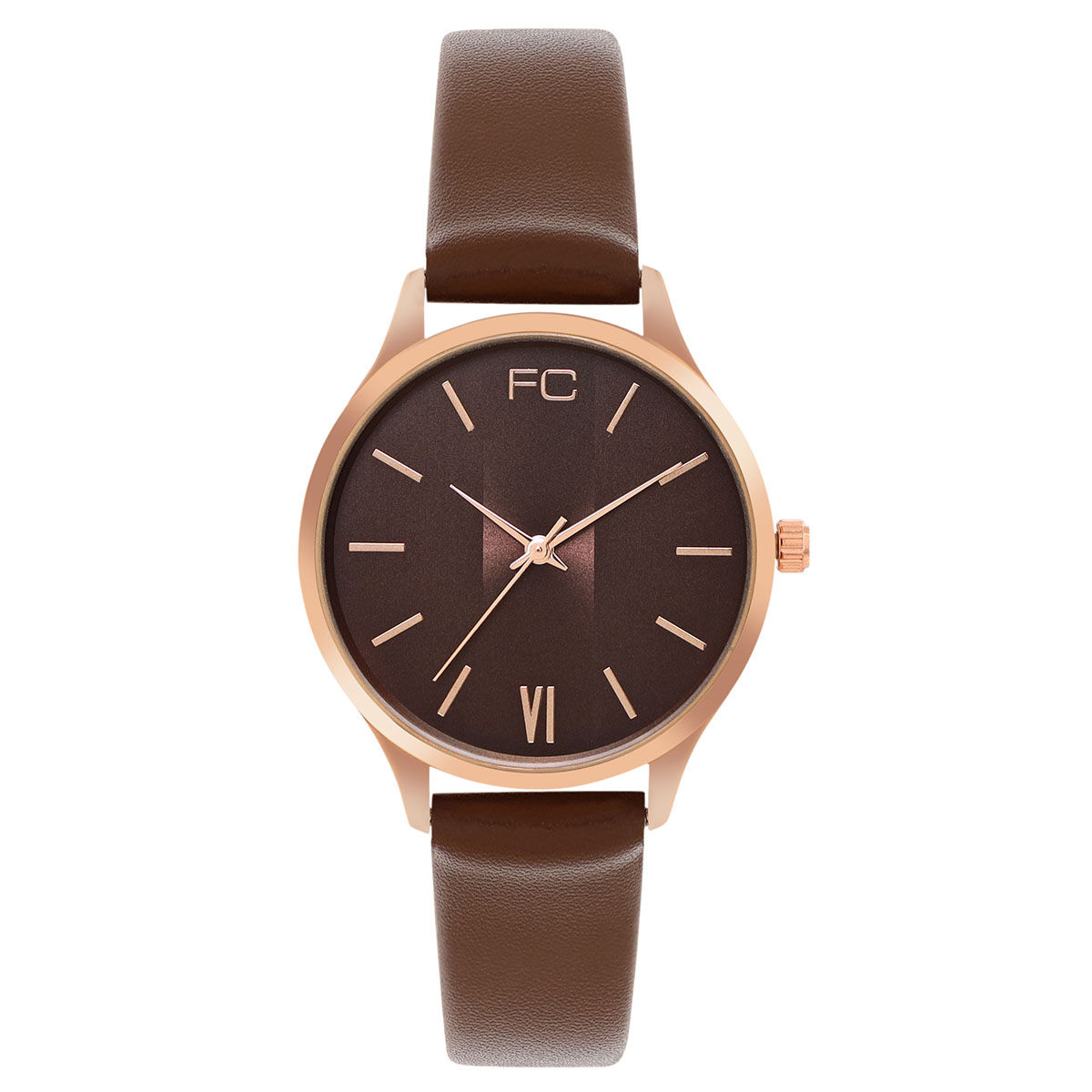 Buy French Connection Aiko Brown Dial Analog Watch for Women