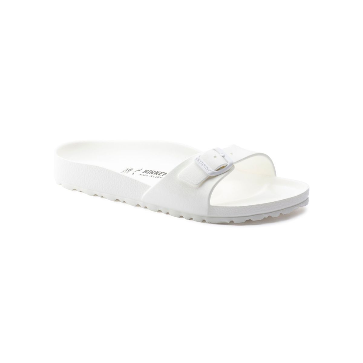 White birkenstocks plastic new arrivals