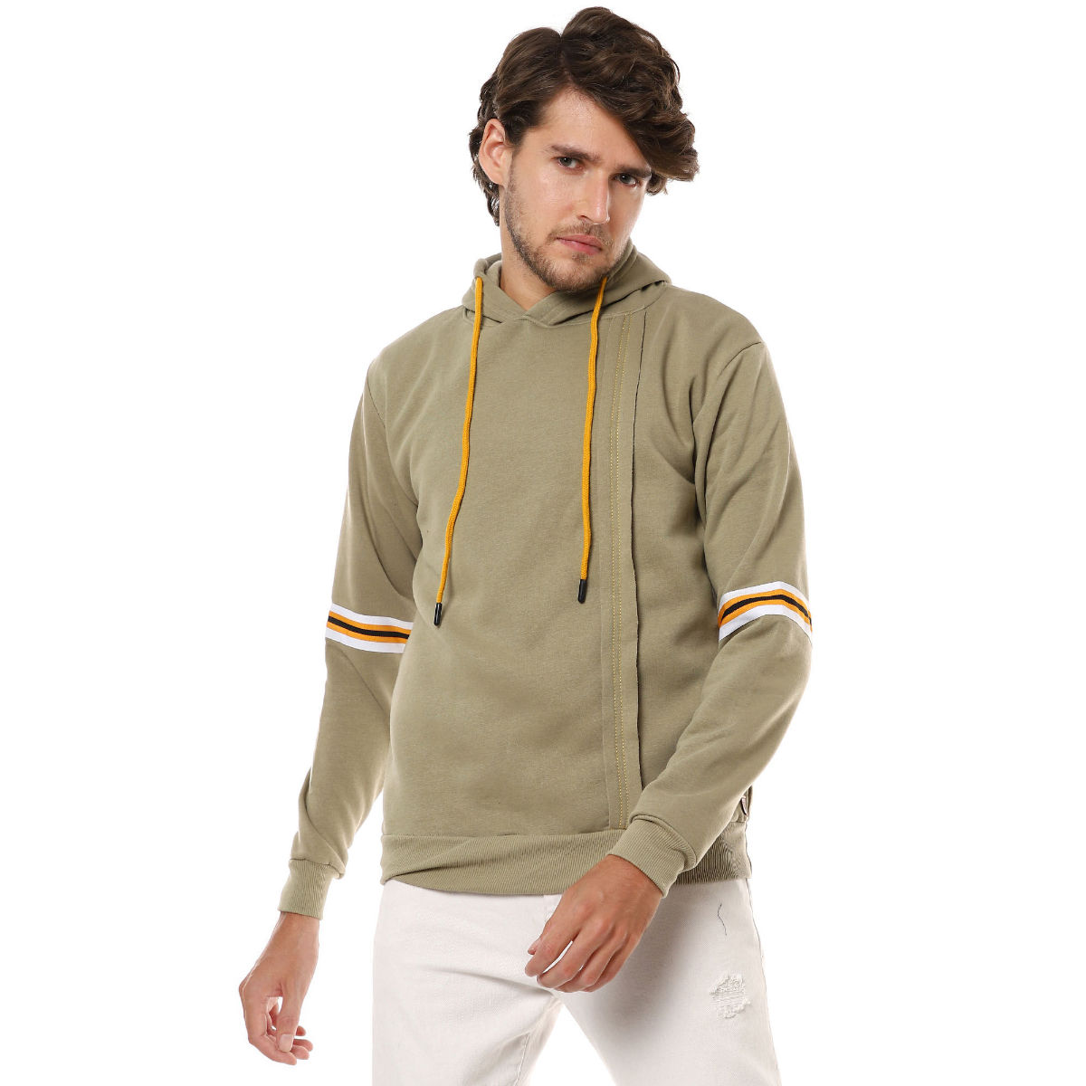 Campus sutra full store sleeve solid men's sweatshirt