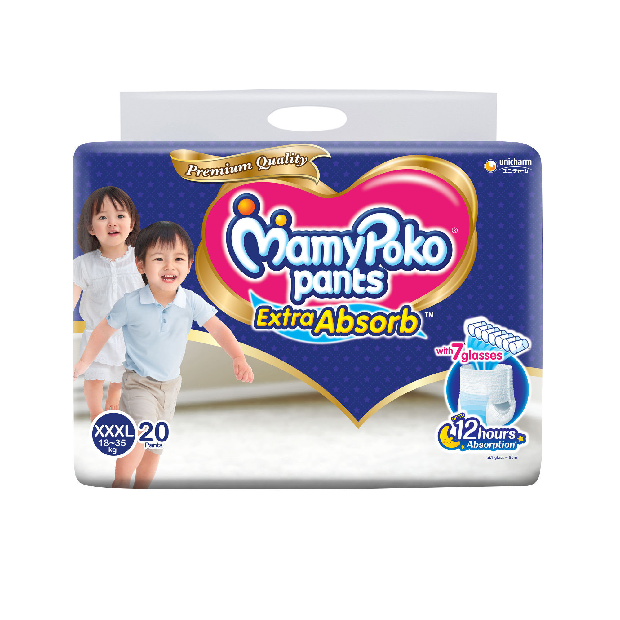Buy MamyPoko Pants Extra Absorb Baby Diapers XXLarge XXL 28 Count  1525 kg Online at Low Prices in India  Amazonin
