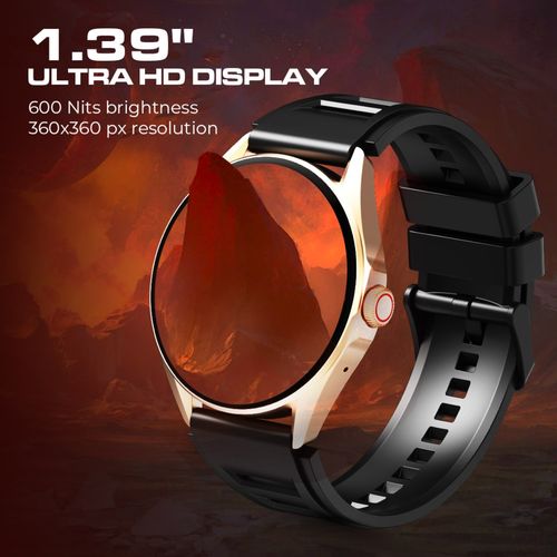 PA Maxima Max Pro Fire Ultra HD 360x360px Resolution Display 600 Nits  Smart Watch (M)