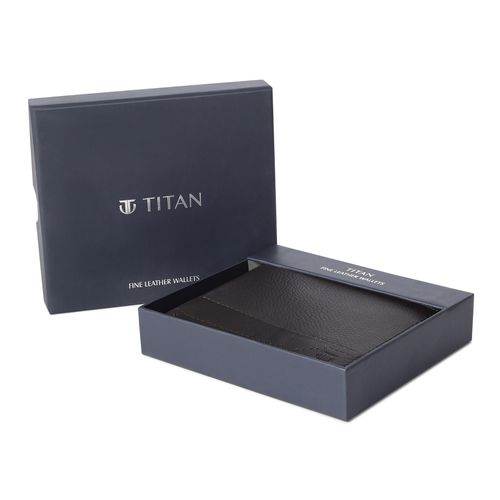Titan Wallets : Buy Titan Brown Bifold Wallet Online