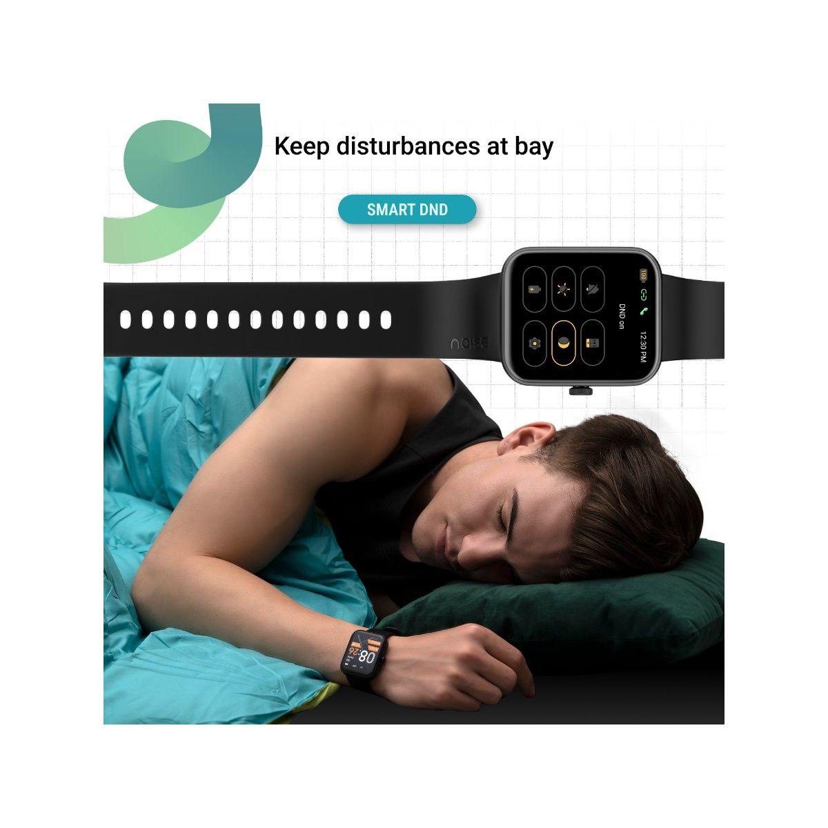 Buy Noise ColorFit Loop Smartwatch Jet Black Online