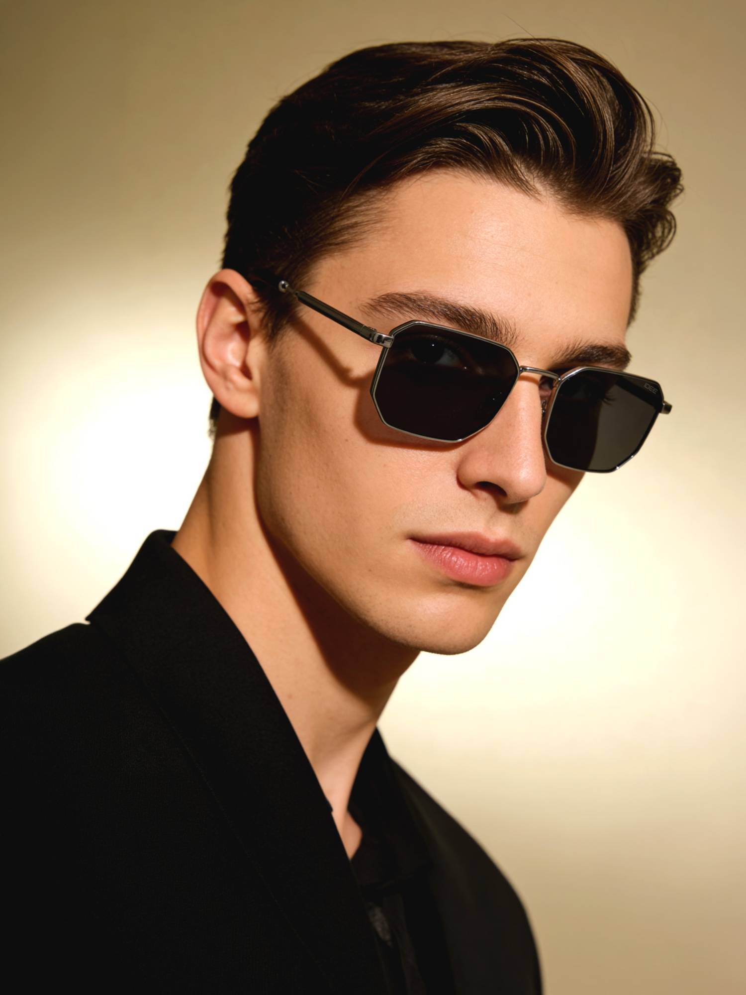 IDEE Metal Grey Hexagon Sunglass-Idso224C2Sg (57)