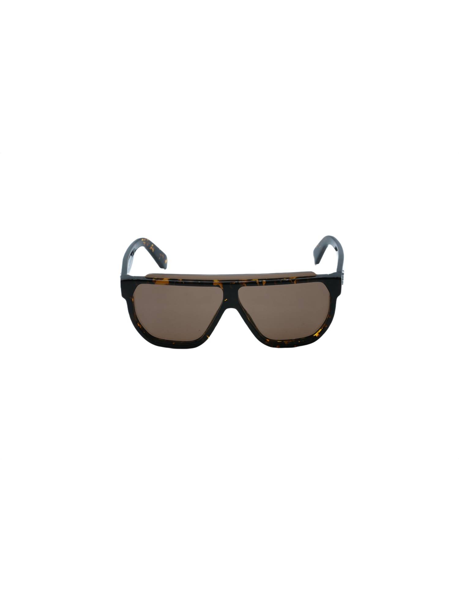 OFF-WHITE Acetate Brown Irregular Sunglass for Unisex-Ow10496064133 (52)
