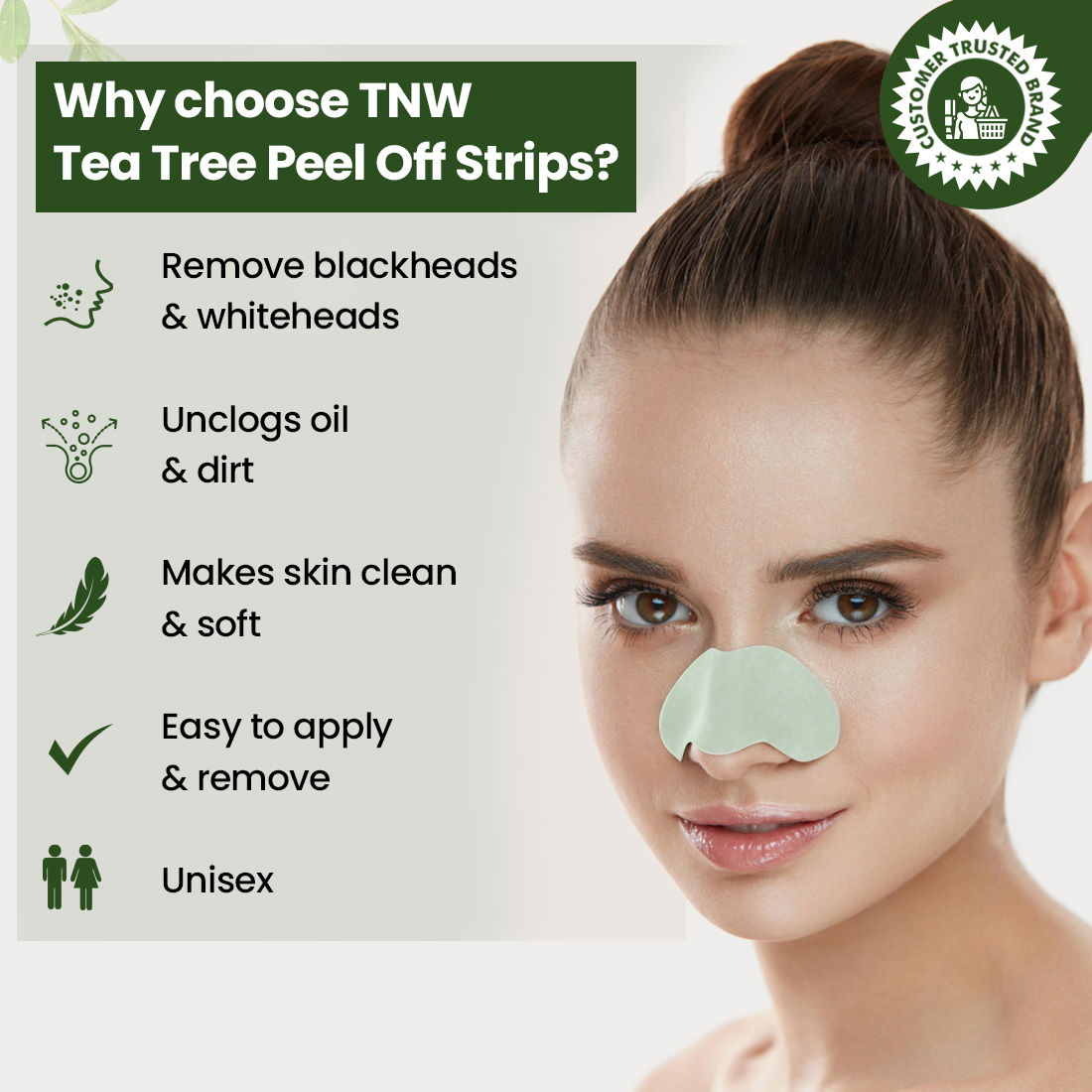 Buy TNW The Natural Wash Tea Tree Peel Off Nose Strips for Whiteheads