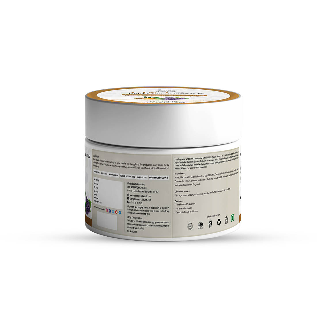 Buy TNW The Natural Wash Brightening Body Scrub With Turmeric Extracts