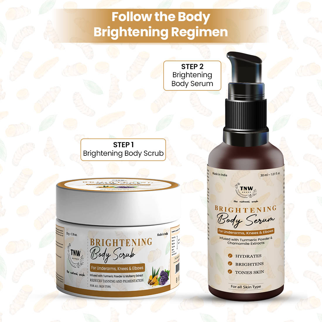 Buy TNW The Natural Wash Brightening Body Scrub With Turmeric Extracts