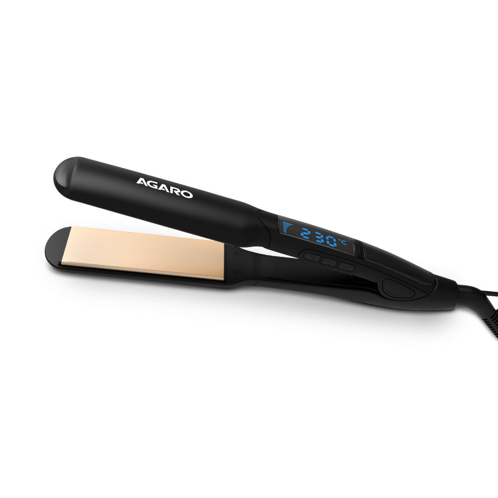 Buy Agaro Keratin Infused Ceramic Coated Plate Elite Hair Straightener Black Online