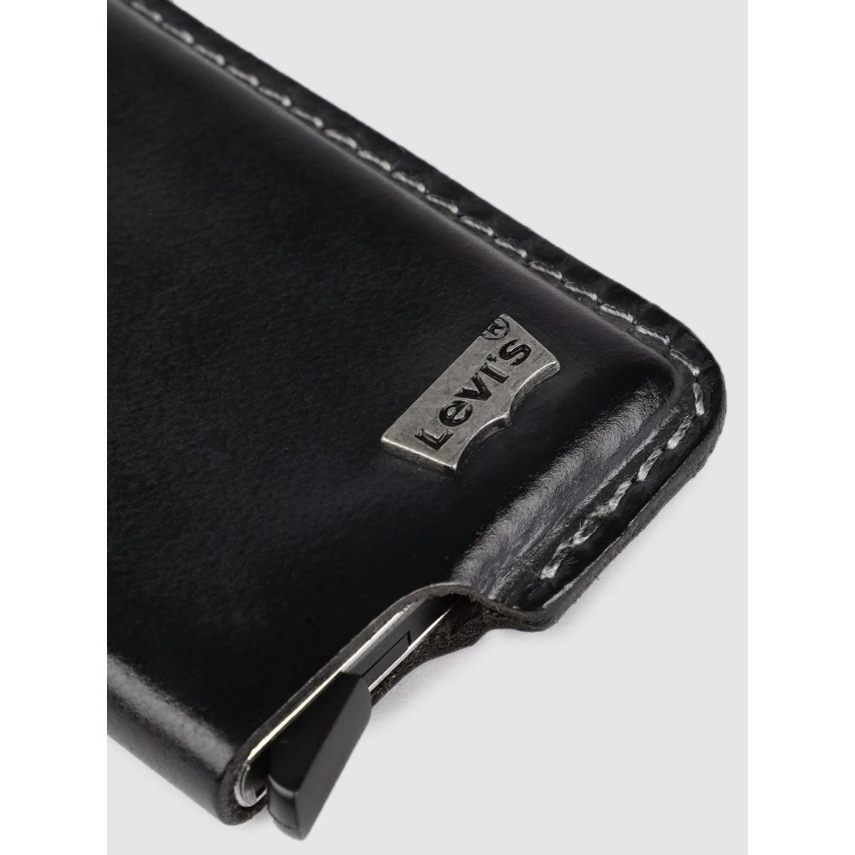 Buy Levi s Men Mechanical Black Card Holder Online