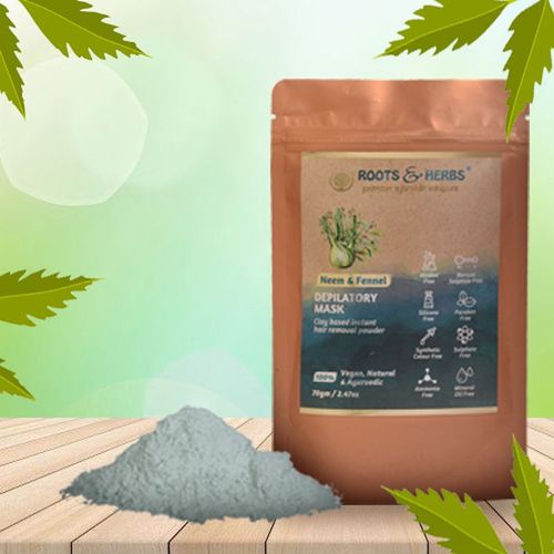Roots & Herbs Neem & Fennel With Hair Removal Ubtan: Buy Roots & Herbs Neem  & Fennel With Hair Removal Ubtan Online at Best Price in India | Nykaa