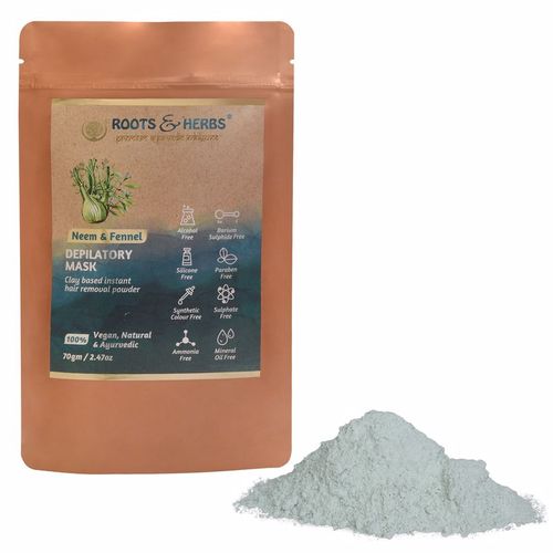 Roots & Herbs Neem & Fennel With Hair Removal Ubtan: Buy Roots & Herbs Neem  & Fennel With Hair Removal Ubtan Online at Best Price in India | Nykaa