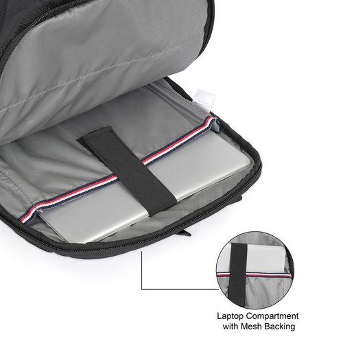 Buy Tommy Hilfiger Black Solid Backpack Online