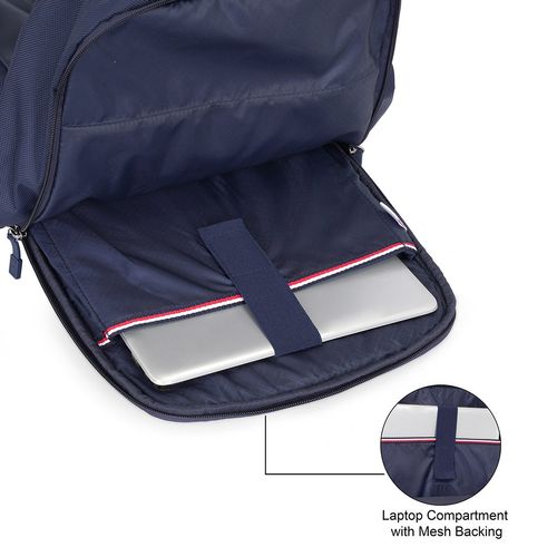 Tommy Hilfiger Navy Blue Solid Backpack