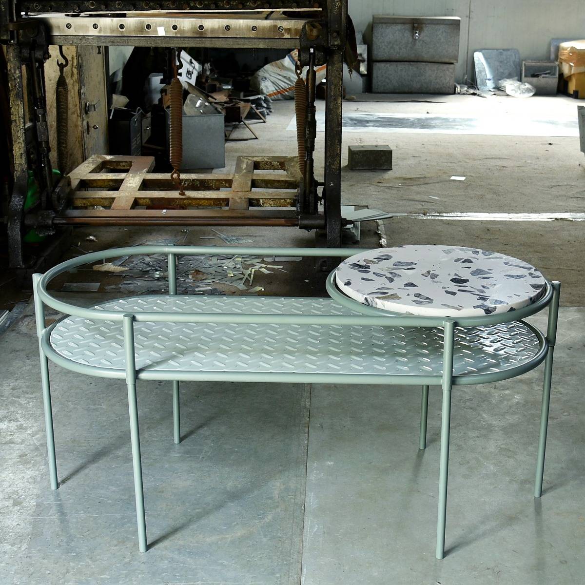Living With Elan Elan Hudson Mutli Level Coffee Table Moss Green