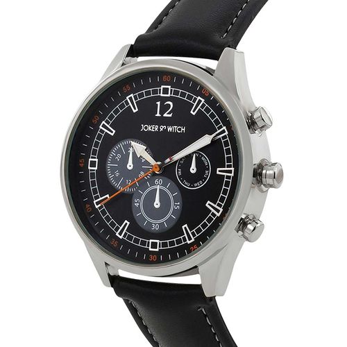 Buy Joker Witch Rover All Black Dial Faux Leather Strap Analog