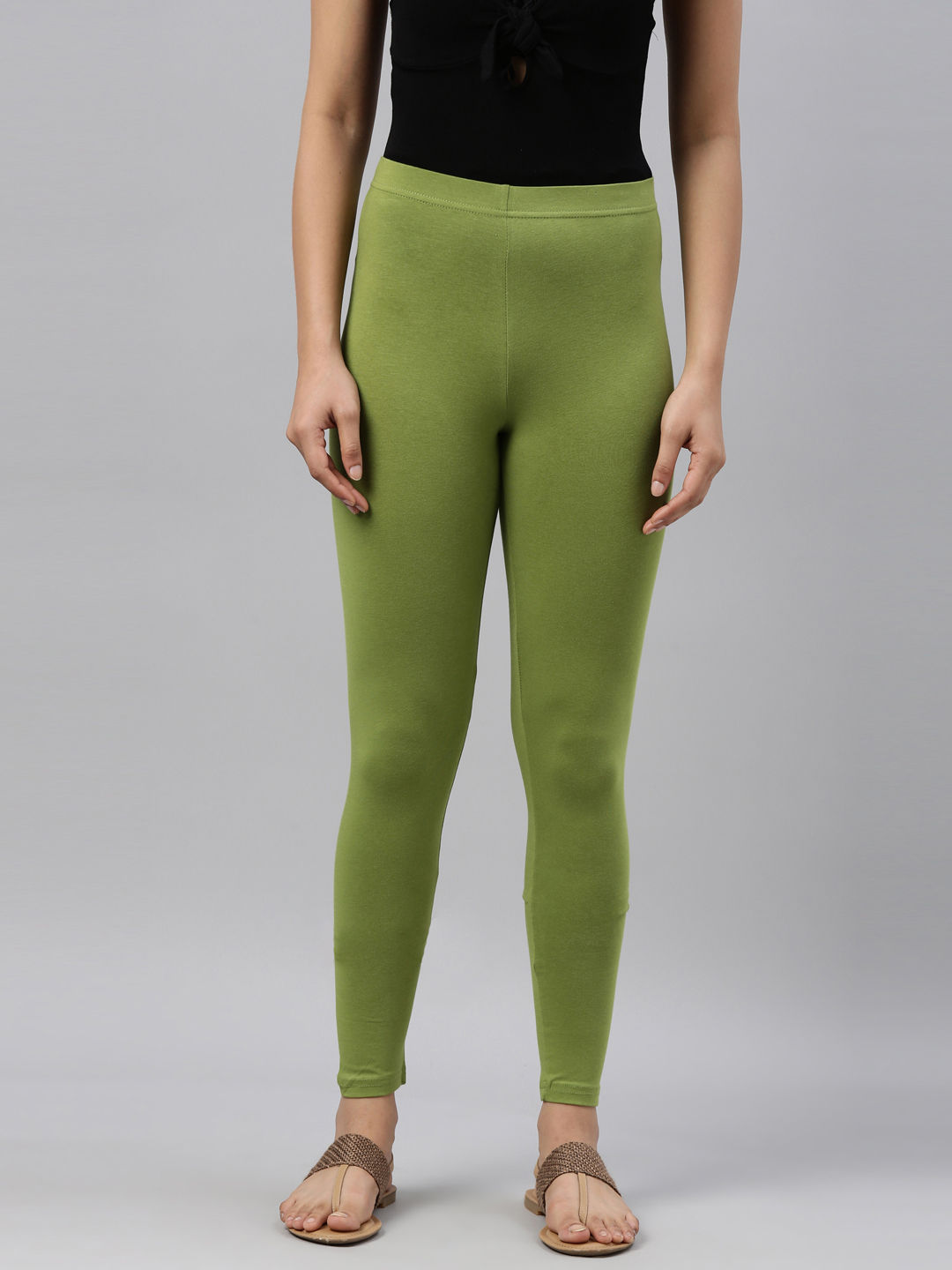 Ann Capri-Olive Green – Not Only Pants