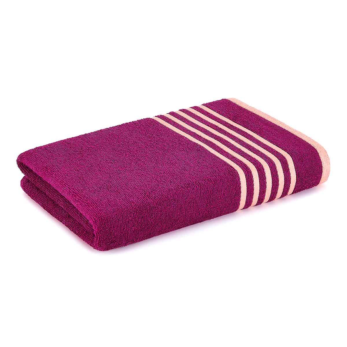 Layers Tuscany 100% Cotton 380 GSM Bath Towel Rouge (Purple) (L)