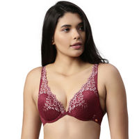Buy Enamor F127 Luxe Padded Wired Medium Coverage Lace Bra online