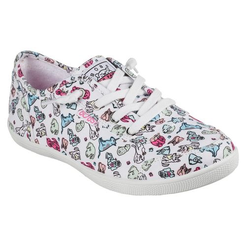 Buy SKECHERS Bobs B Cute Pastel Doodlez White Lace Up Shoes Online