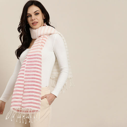 Buy Twenty Dresses By Nykaa Fashion Slay In Style Scarf Peach