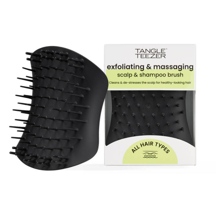 Tangle Teezer Scalp Exfoliator & Massager - Black