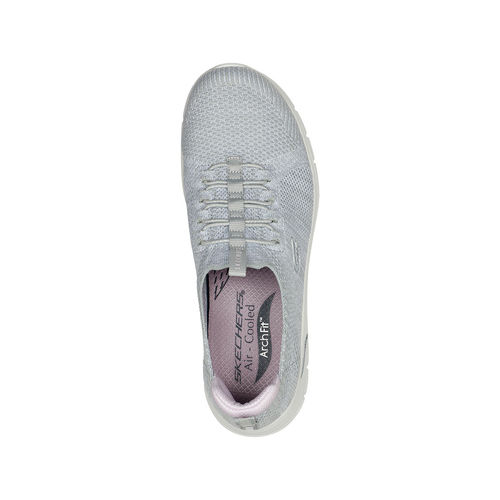 Buy SKECHERS ARCH FIT VISTA MESMERIZING Grey Sneakers Online