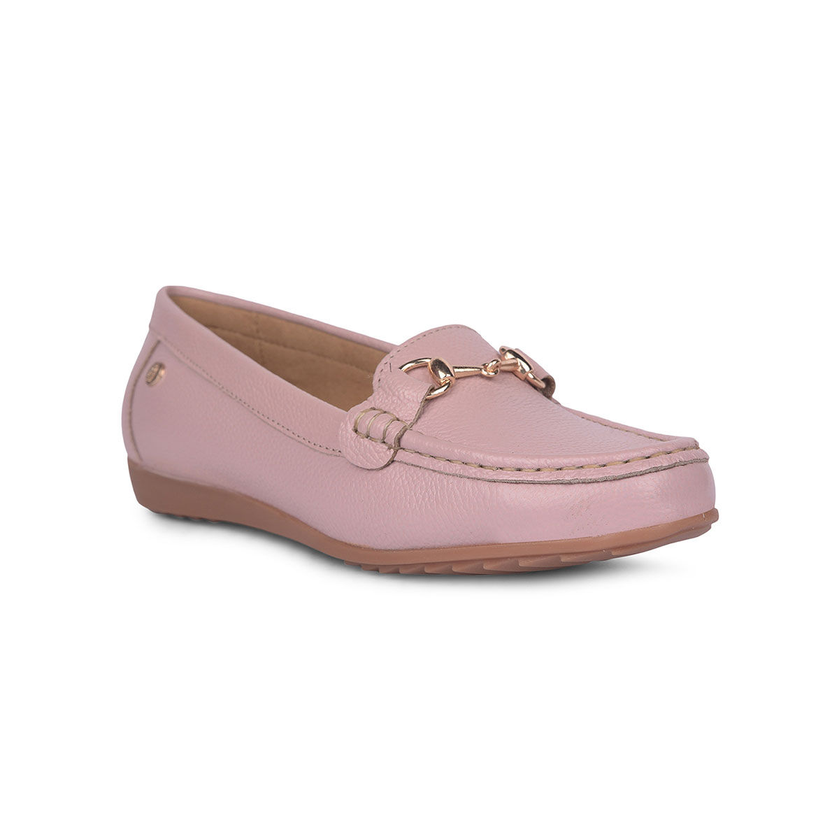 Leather Pink Loafers Women's Uk Elena Pink Leather Tassel