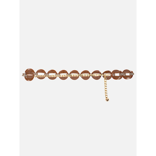Buy Kazo Brown Boho Chain Link Belt Online
