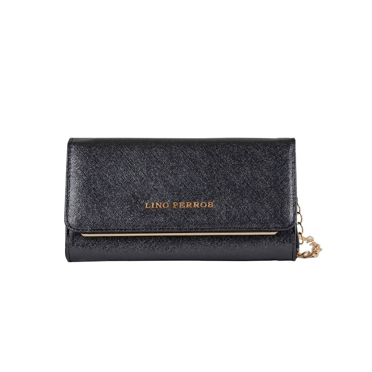 Lino Perros Women Black Coloured Sling Bag