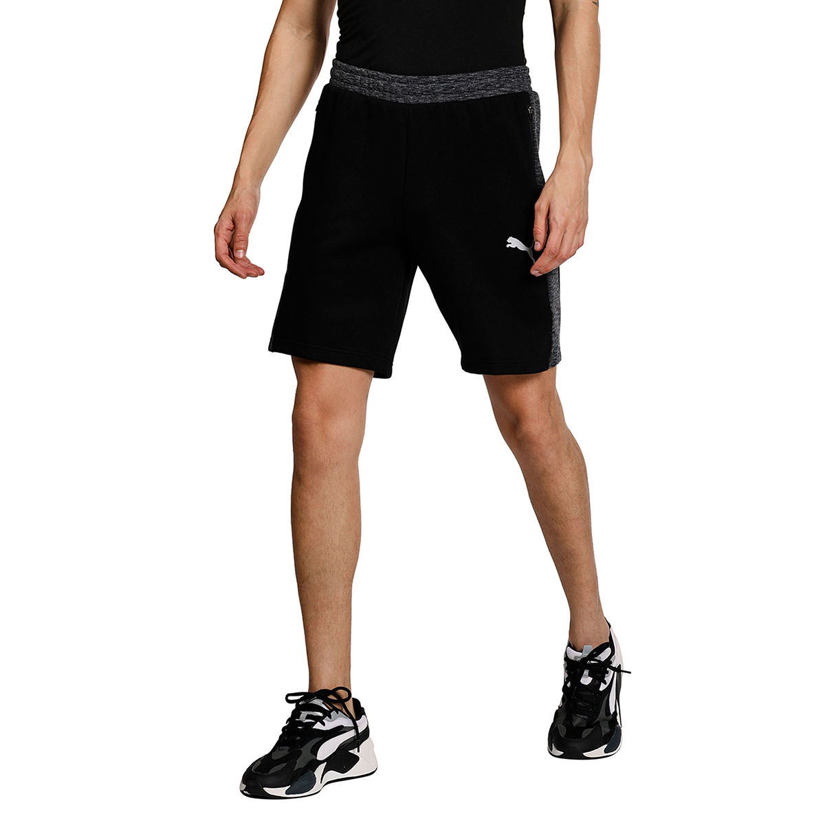Puma EVOSTRPE 8 Mens Black Casual Shorts (M)