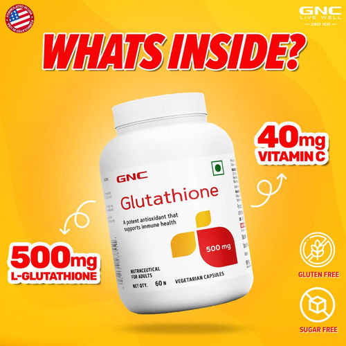 glutathione 500mg vitamin c Glutathione 500mg Effervescent with Vitamin C 65mg main image 1