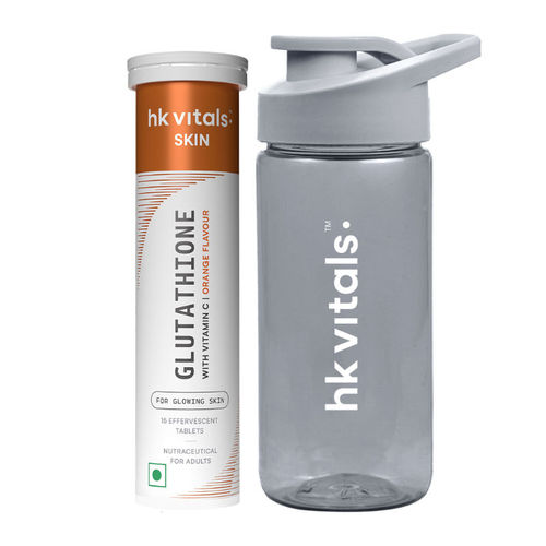 Buy HealthKart HK Vitals Glutathione Effervescent Tablets Orange Combo  Online