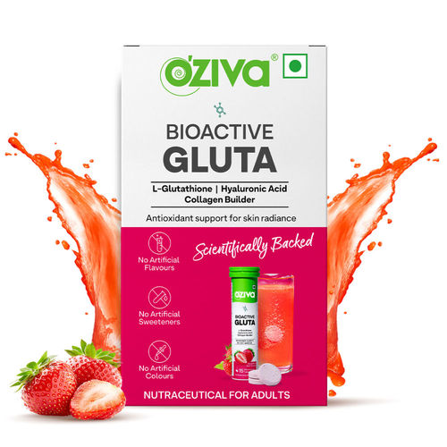 Buy OZiva Bioactive Gluta Fizzy (L-Glutathione), Reduce Cellular Damage on  Skin