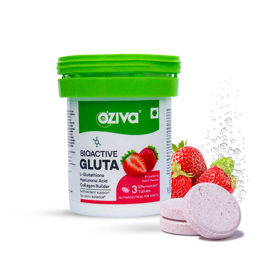 Oziva Bioactive Gluta L - Glutathione Hyaluronic Acid Collagen Builder