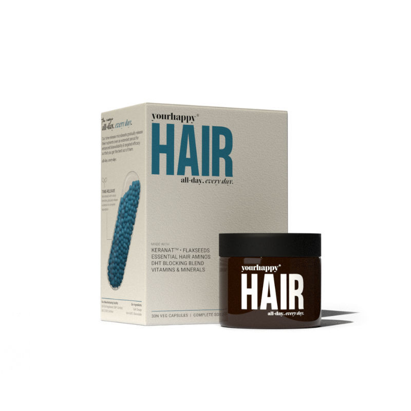 YourHappyLife Hair With Keranat™, Biotin, DHT Blockers - Dual Action Capsules For Hair Growth