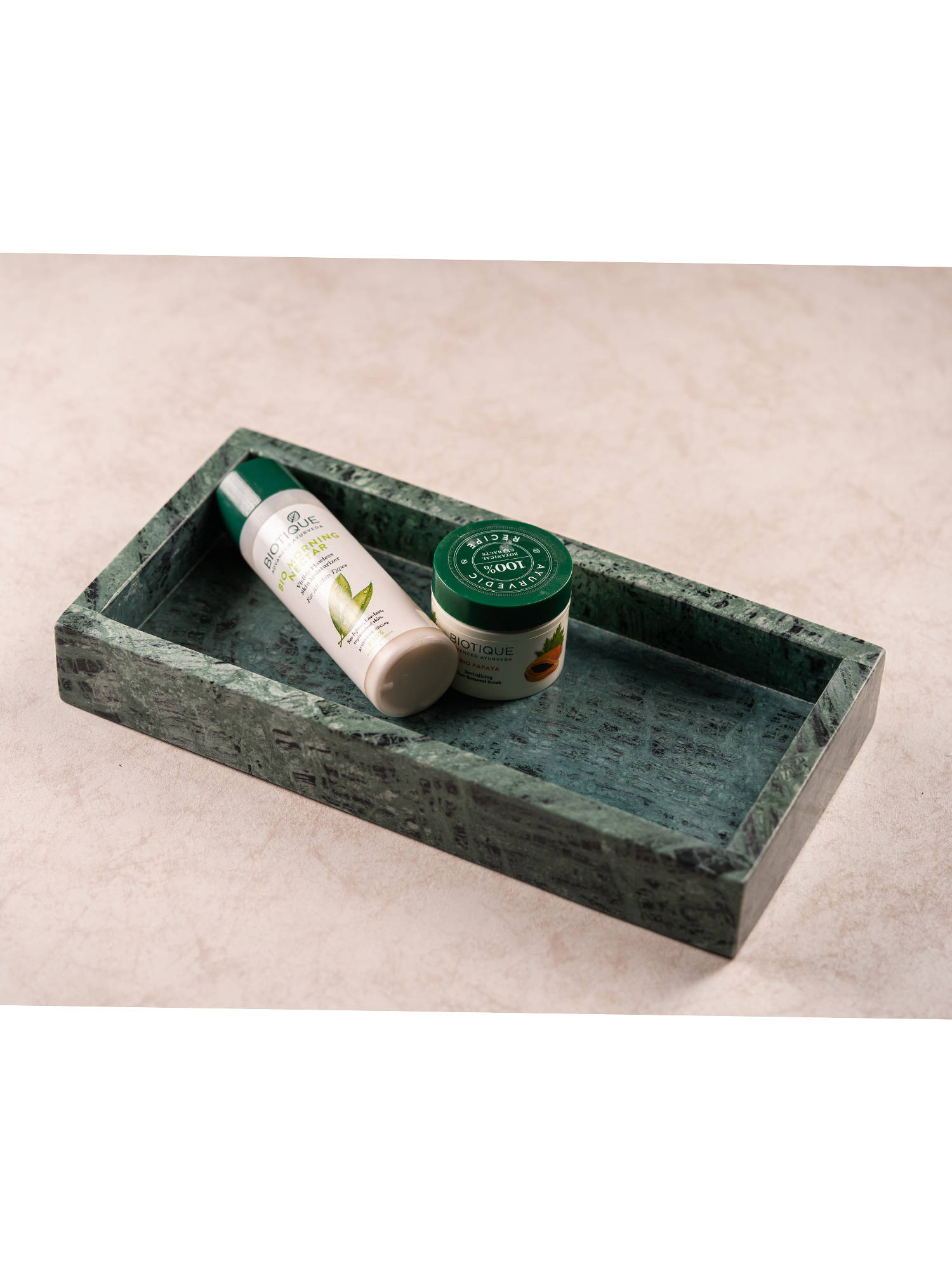 SG Home Deva Marble Tray (Green)