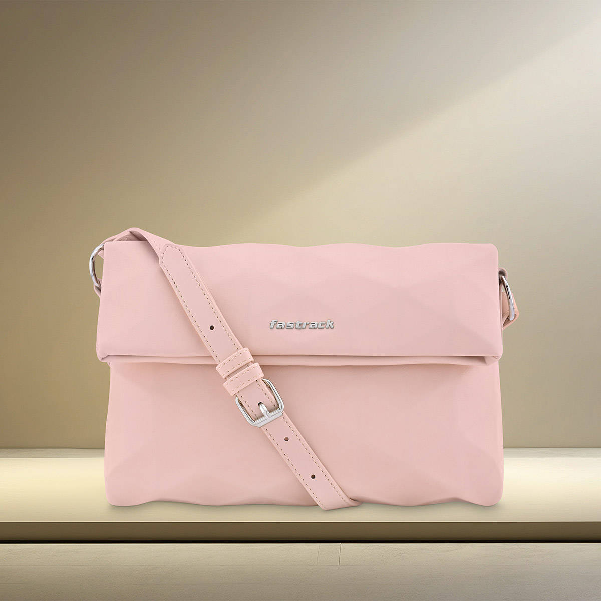 Fastrack Diamond-Dynamic Sling Bag - Pink