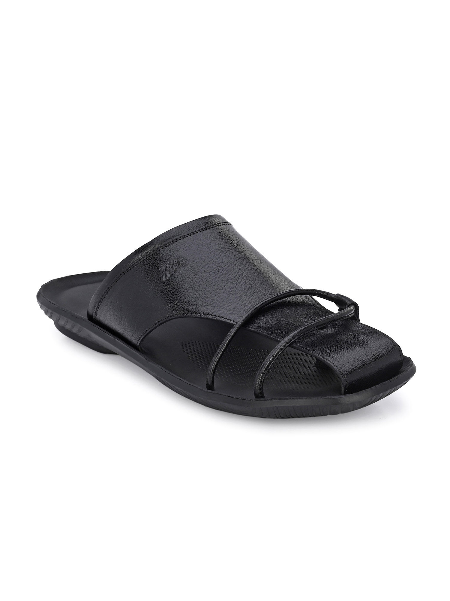 Leather best sale indoor slippers