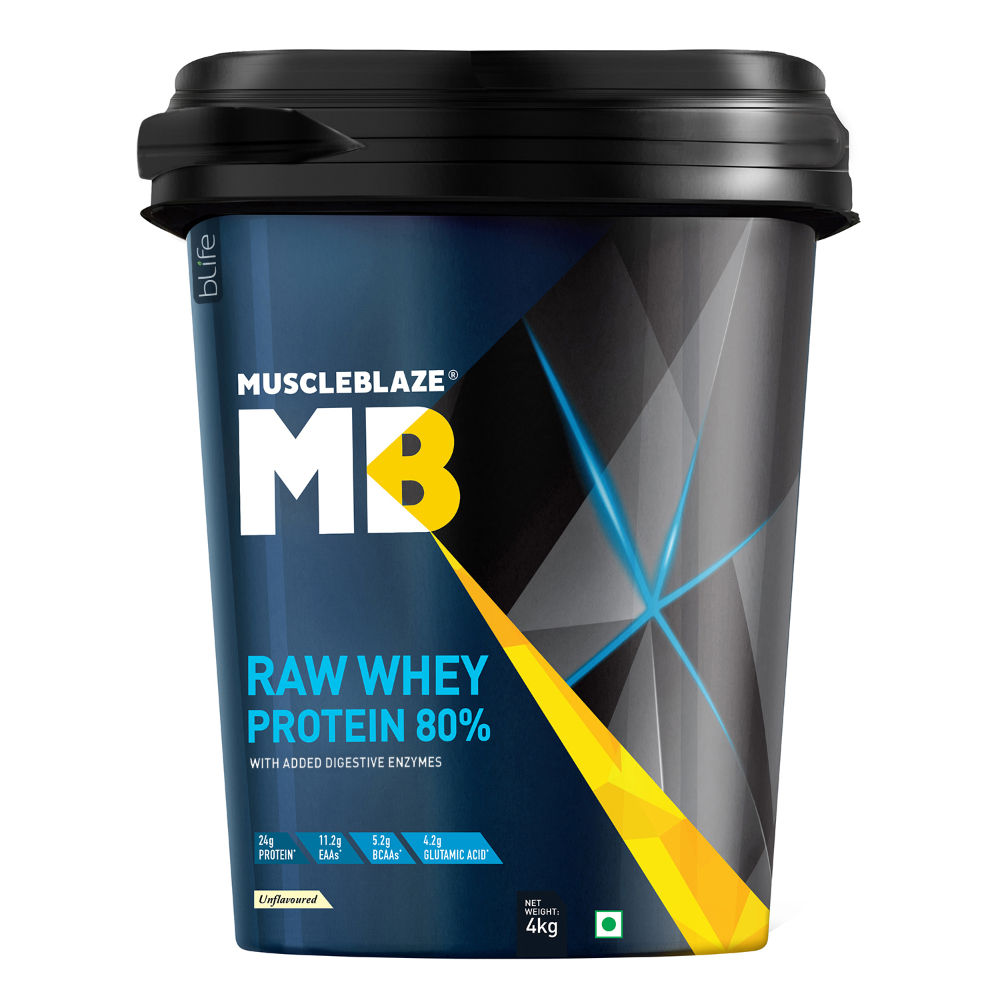 MuscleBlaze Raw Whey Protein - Unflavoured