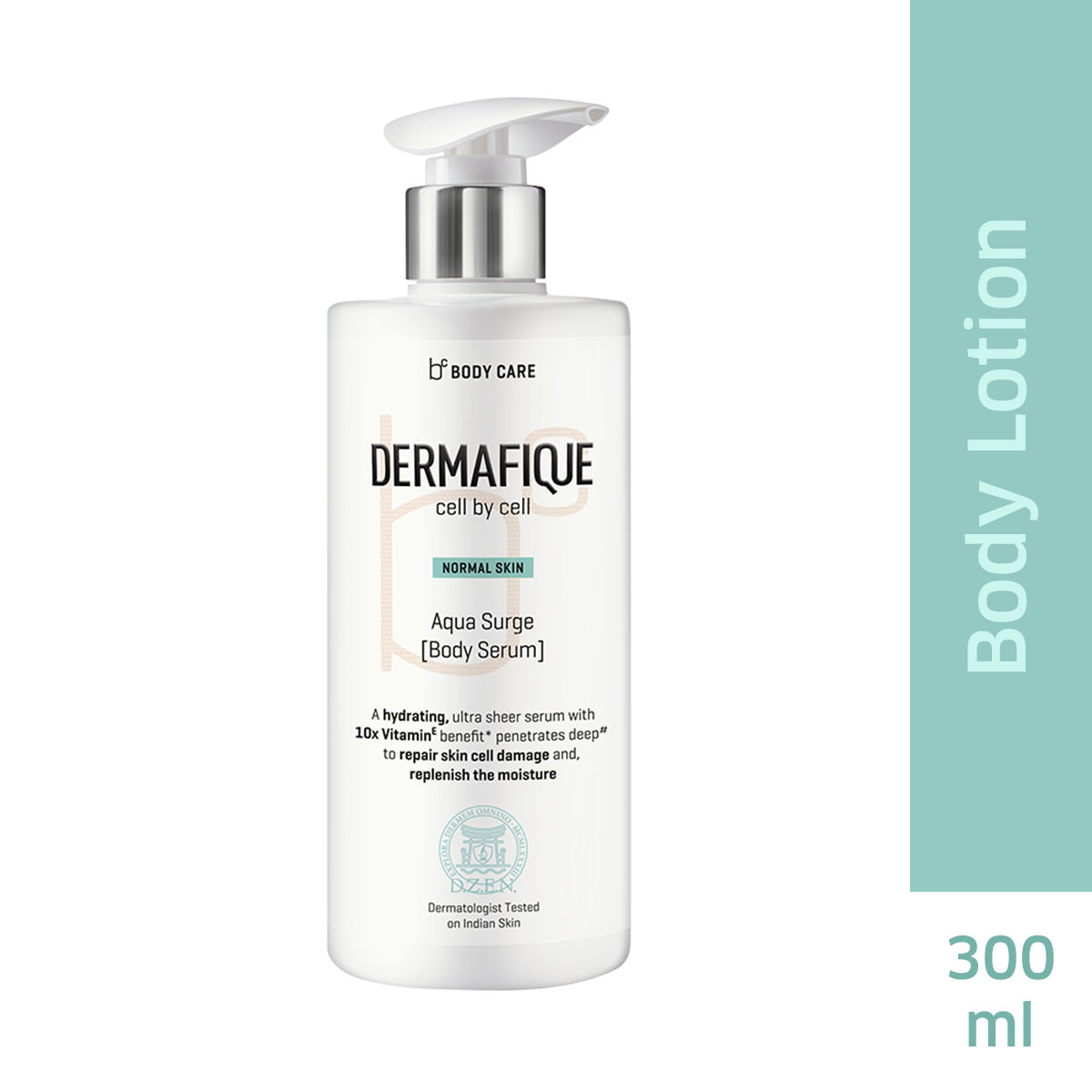 Dermafique Aquasurge Body Serum, Body Lotion with 10x Vitamin E, Moisturizes & Repairs Skin