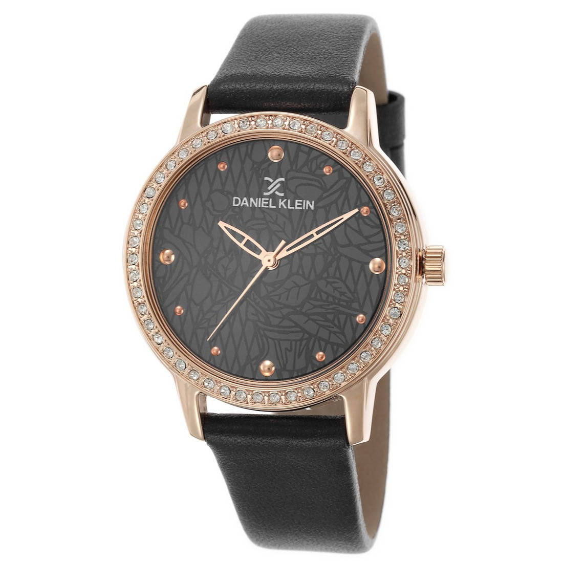Daniel Klein Analog Black Dial Women's Watch (DK.1.12498-2)
