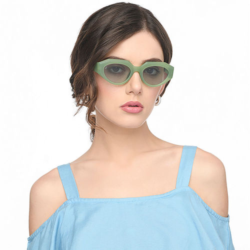 Vincent Chase by Lenskart by nothing Green Full Rim Geometric by nothing  Polarized VC S16144-C1 Sunglasses