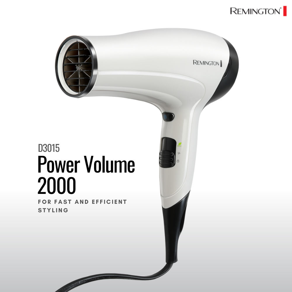 Remington D3015 Power Volume 2000 Hair Dryer: Buy Remington D3015 Power  Volume 2000 Hair Dryer Online at Best Price in India | Nykaa