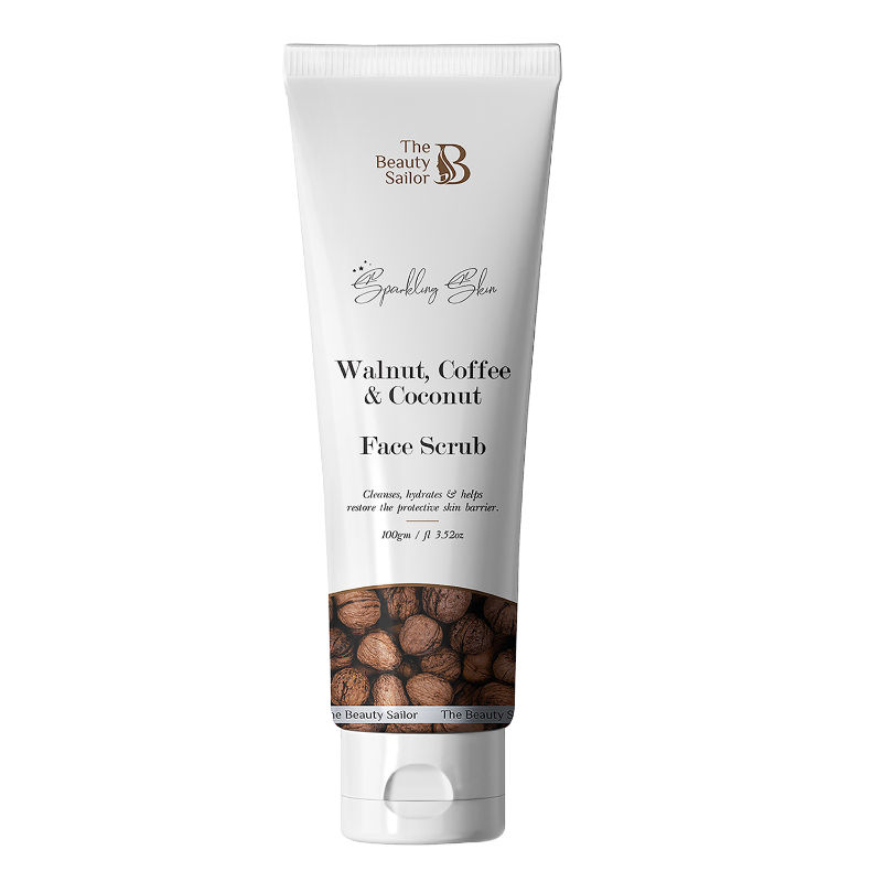 The Beauty Sailor Cleansing Walnut, Coffee & Coconut Face Scrub