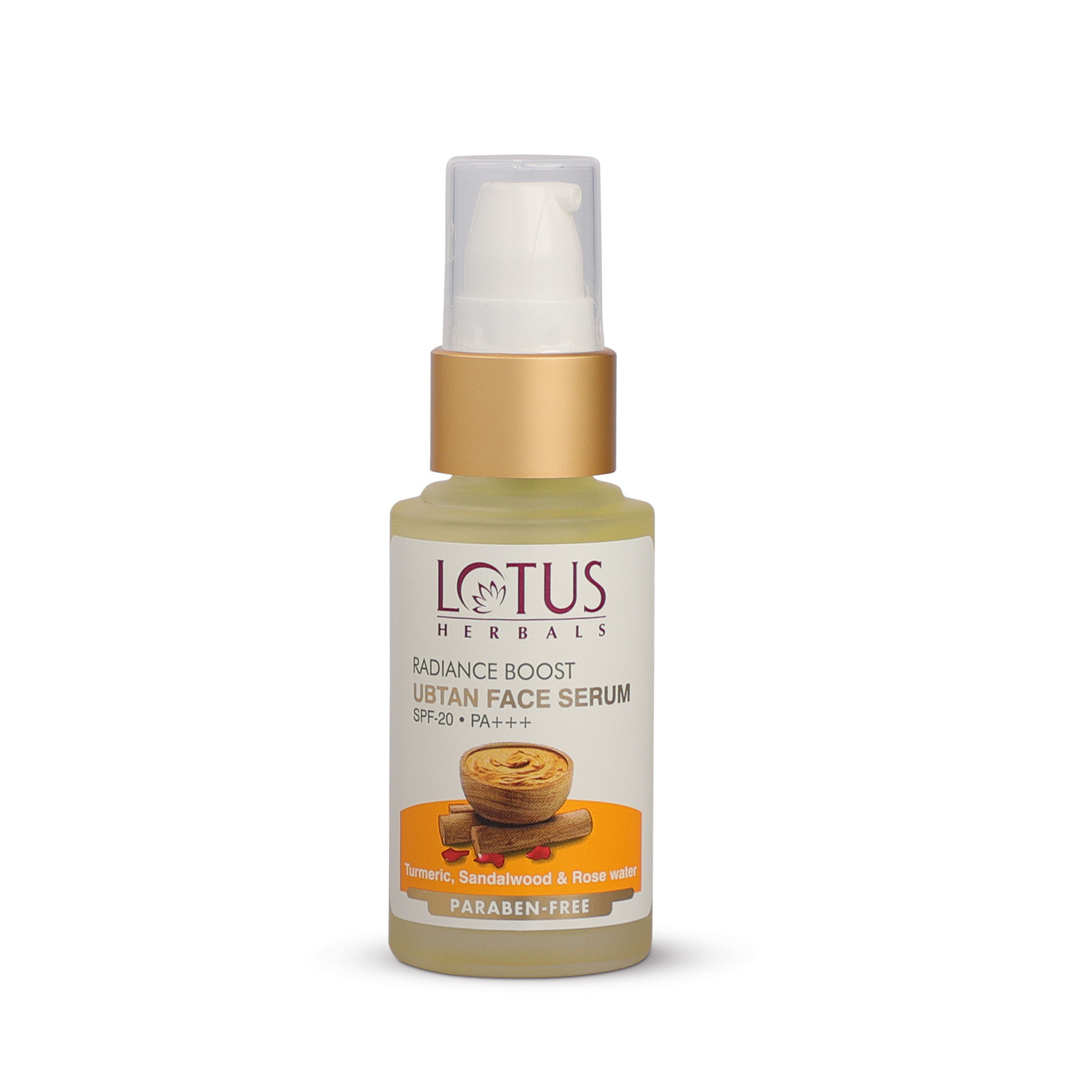 Lotus Herbals Radiance Boost Ubtan Face Serum SPF 20 Buy Lotus Herbals