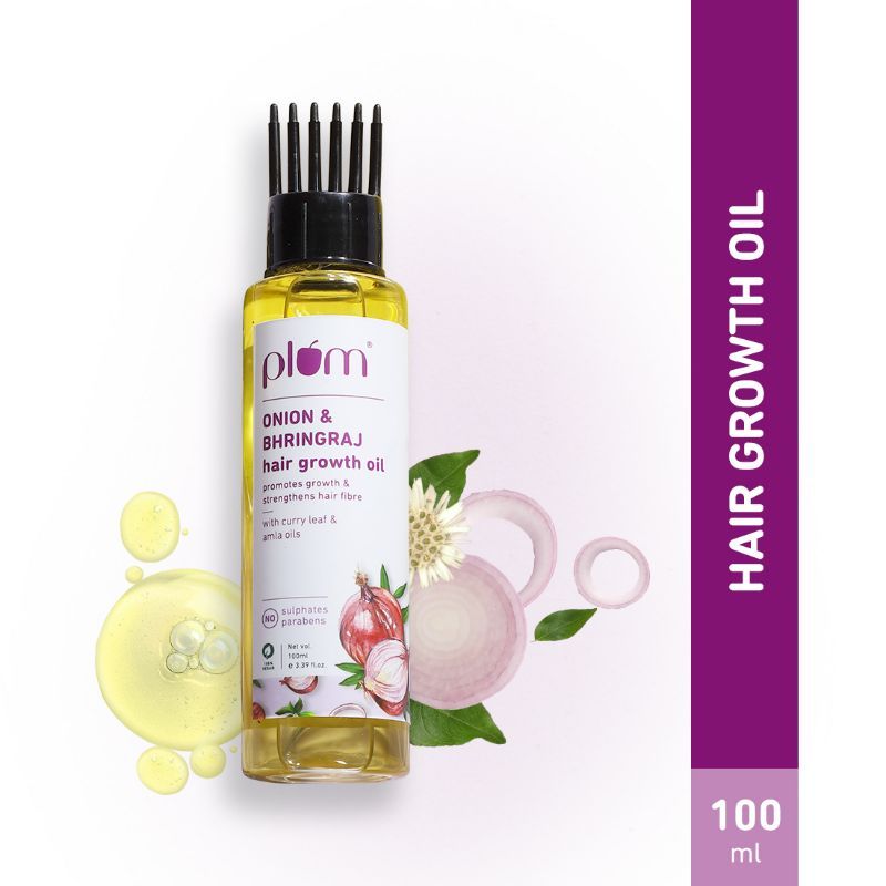 Plum Onion And Bhringraj Hair Growth Oil Reviews Online Nykaa
