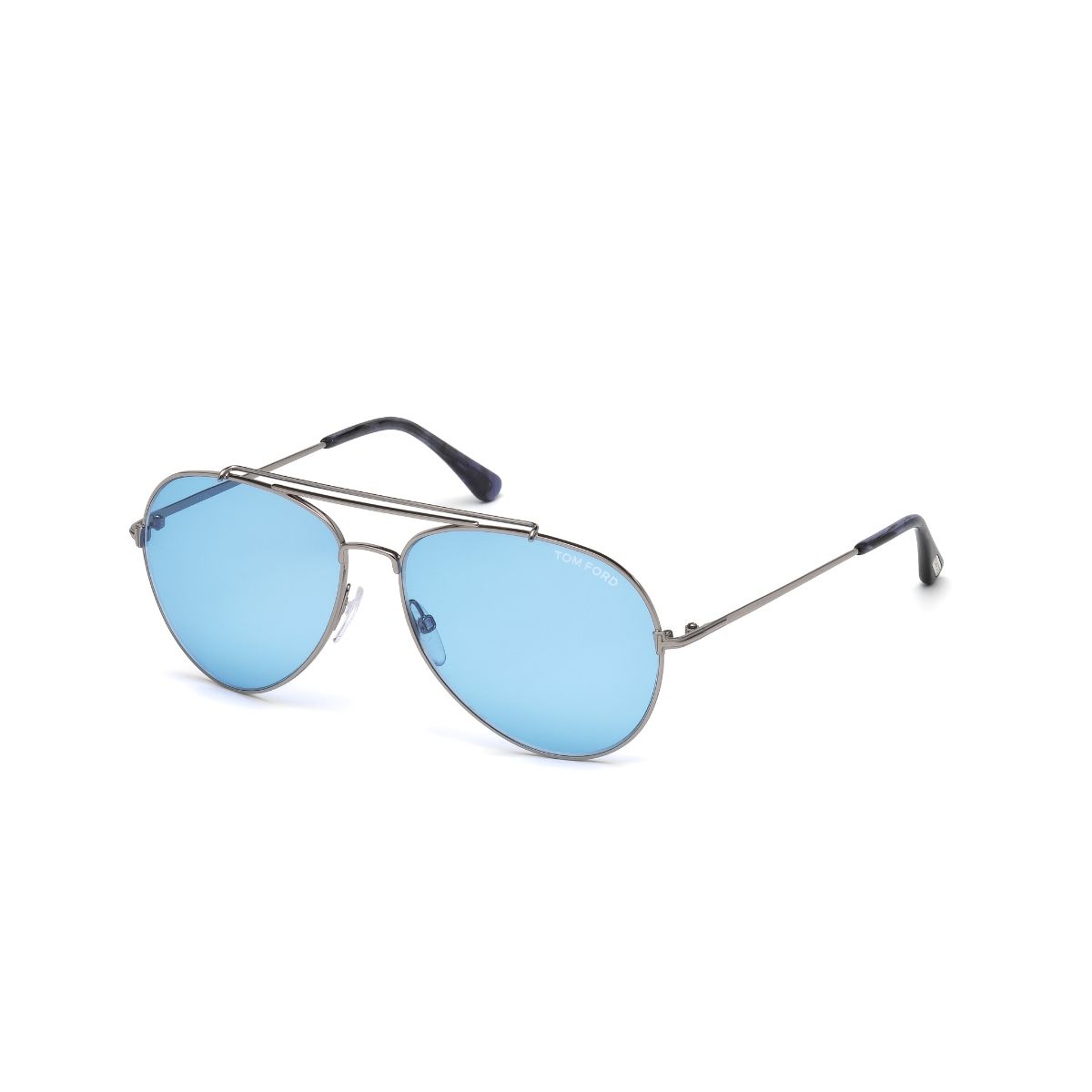 Tom Ford FT0497 60 14v Iconic Pilot Shapes In Premium Metal Sunglasses ...